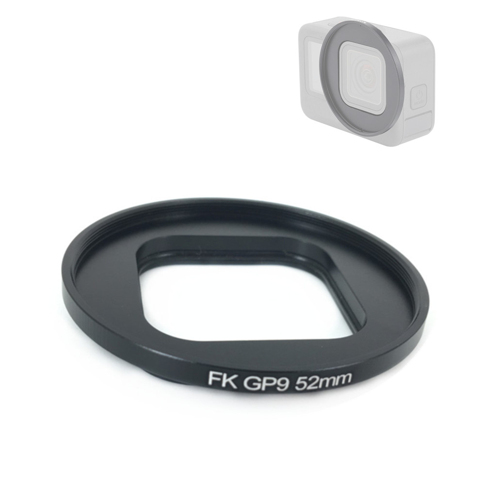 Gopro Action Camera Hero 12 Black - 52mm Lens Filtre Adaptör Halkası Siyah