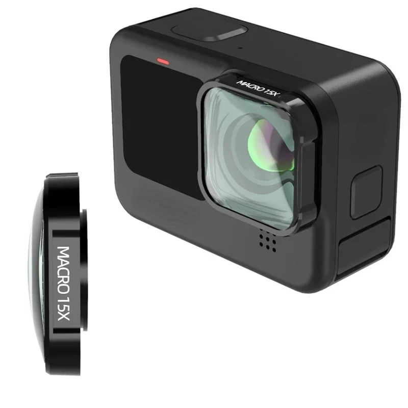 Gopro Hero 13 için makro 15X H - Gopro Action Camera Hero 12 Black incelemesi ve fiyatı