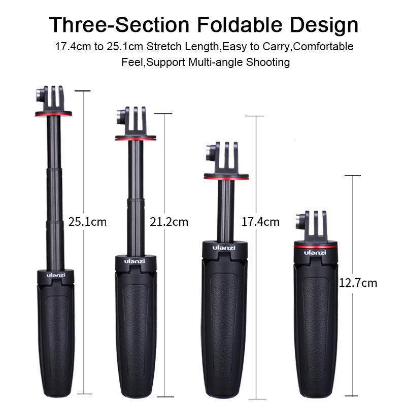 Ulanzi MT-09 Gopro Vlog Tripod - Gopro Action Camera Hero 12 Black incelemesi ve fiyatı